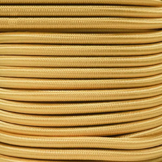 Core Spun Multi Size Elastic Round Solid Rubber Rope Round Cord Elastic Polyester Braided Cord